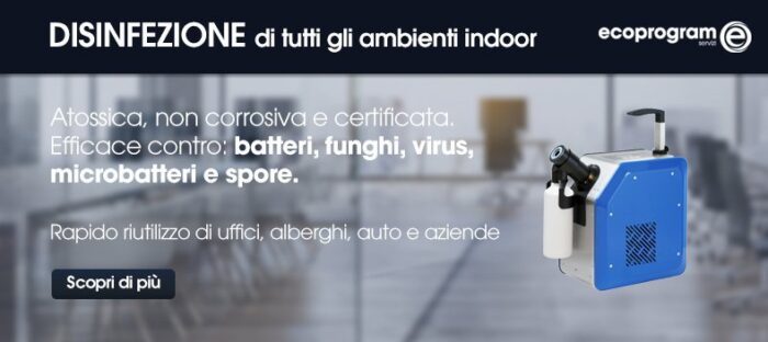 Ariel Car disinfezione ambienti indoor