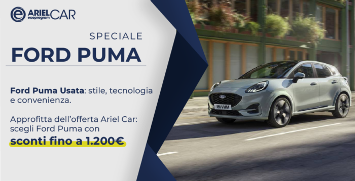 Ariel Car - Speciale Ford Puma Usata Ford Puma Promo 01 1